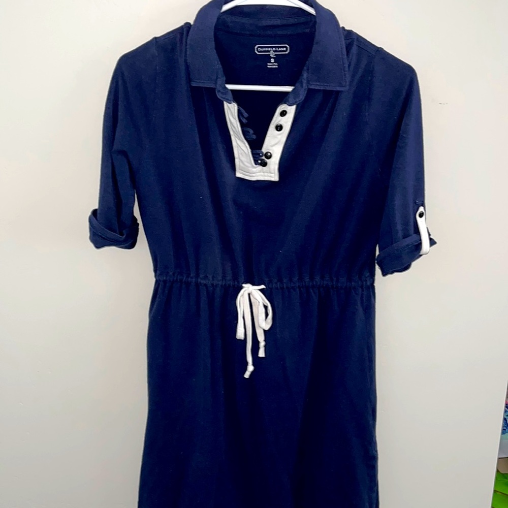 Duffield Lane Navy Blue Tunic Dress